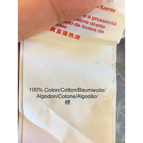 Serge Blanco Men's Athlete Francais Button-Down Shirt Short Sleeve Blue Size XXL - Picture 4 of 5